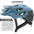 thumbnail image 3 of Wildhorn Corvair Mountain Bike Helmet, Smoke Blue, LRG-XL, 3 of 5