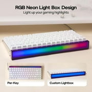 AULA Hero84 HE 84-Key Wired Hall Effect Magnetic Gaming Keyboard, RGB Lightbox, Rapid Response, Custom Actuation