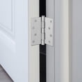 thumbnail image 6 of Design House 3-Pack 4" H x .125" Radius Square Interior/Exterior Door Hinges, Satin Nickel, 6 of 7