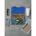 thumbnail image 3 of Rat Fink Torch It Ed "Big Daddy" Men Royal Blue T-Shirt NEW Size 2XL, Male XX-Large, 3 of 4