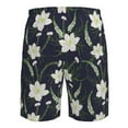 thumbnail image 6 of Naloa Lilies Flowers Men's Beach Shorts, Surfing shorts, Swim trunks, Quick Dry Swim Trunks for Surfing Beach Fun - 3X-Large, 6 of 9