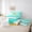 Cyan H, variant on Erosebridal Bowknot Initial H Twin Bedding Sets 7-Piece for Girls, Abstract Ombre Bedding Comforter Set
