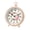D, variant on Vintage Floral Desk Clock Silent Non-Ticking Retro Table Clock with Portable Handle Decorative European Style for Bedroom Living Room Office Clear Large Numerals Easy Read