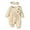 Beige, variant on Ticikt Baby Girl Boys Romper Infant Fall Winter Clothes Ruffle Sweater Long Sleeve Bodysuit Jumpsuit and Headband,Color:Green,3-6 Months
