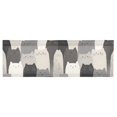 thumbnail image 6 of Yayeee Kitchen Valance Rod Pocket 54" x 18" Living Room Window Curtain, Gray Cute Cats, 6 of 6