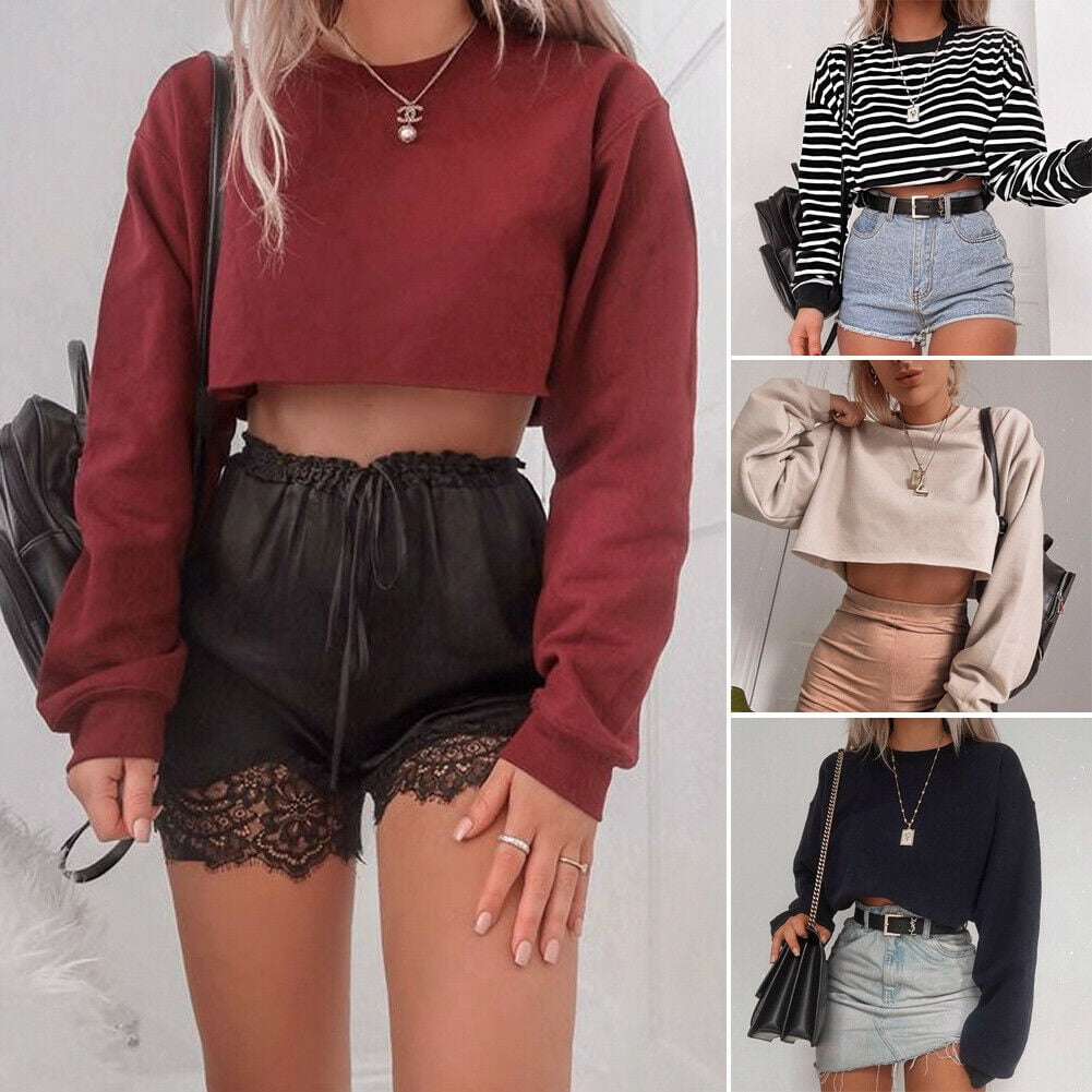 shorts and long sleeve outfit