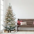 thumbnail image 5 of Pre-Lit 7.5' Flocked Hillside Spruce Artificial Christmas Tree with 450 Lights, Green, 5 of 5