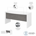 thumbnail image 3 of BBF Echo 60W Bow Front Desk, 3 of 7