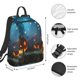 thumbnail image 2 of Balery Spooky Halloween Mochila ligera para hombre y mujer: duradera e impermeable, ideal para la escuela, el trabajo, viajes y uso diario., 2 of 7