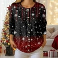 thumbnail image 5 of adviicd Christmas Cardigan Sweater for Women Open Front Holiday Graphic Funny Cute Long Sleeve Xmas Outfit 2025 Fashion (Wine, M), 5 of 6