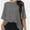 Deep Gray, variant on Women's Oversized T Shirts Summer Short Sleeve Loose Fit Casual Crewneck Plain Tops