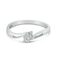 thumbnail image 6 of 10K White Gold Diamond Cluster Ring, 6 of 6