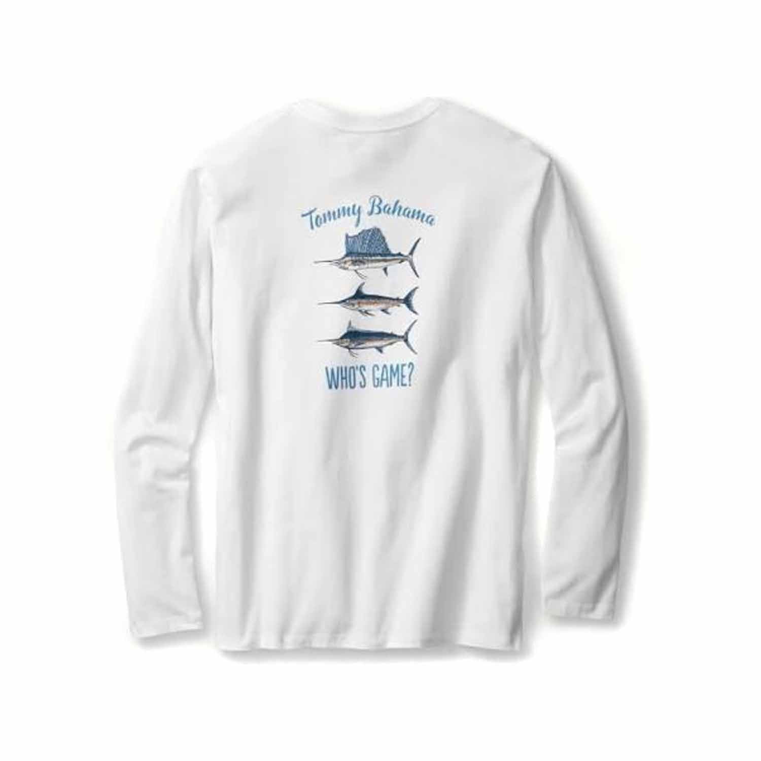 Tommy Bahama Tommy Bahama Mens Relax Long Sleeve TShirts (Who's Game
