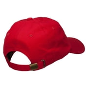 Boston Skyline Embroidered Washed Cap - Red OSFM