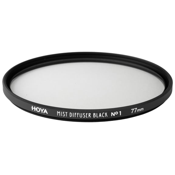 Hoya 77mm Mist Diffuser Black No. 1 Glass Filter
