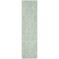 thumbnail image 3 of SAFAVIEH Valencia Christopher Damask Polyester Runner Rug, Alpine/Cream, 2'3" x 8', 3 of 6