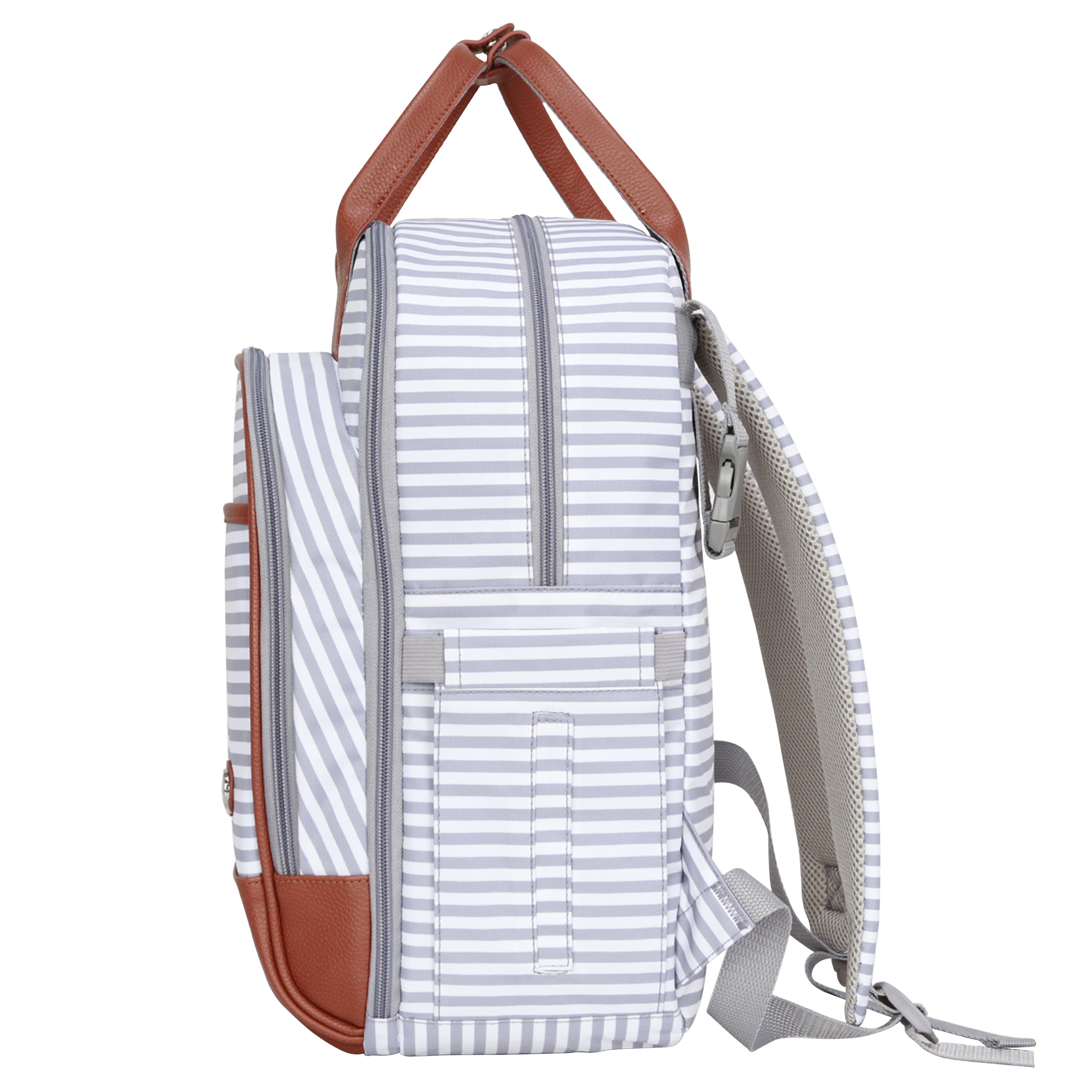 iPack Stripe Infant Diaper Bag Tote, Multi-Color