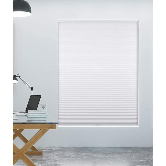 Arlo Blinds Single Cell Room Darkening Cordless Cellular Shades, Color: White, Size: 25.5" W x 72" H