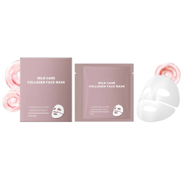 WIZUTIZ Masque Collagène Réduction des Rides Hydratant Soin du Visage Masque Hydratant Feuille de Lotion Réduction des Rides Masque Apaisant 20ml jusqu'à 65 % de Réduction
