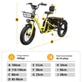 thumbnail image 2 of Bicicleta Eléctrica Honey Whale S13 Amarillo, 2 of 9