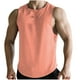 thumbnail image 1 of Camiseta para Hombres Moda Hombres Casual Color Sólido Fitness Ropa Deportiva Camiseta de Cuello Redondo, 1 of 6