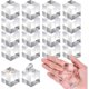 thumbnail image 1 of 16 Pcs Clear Acrylic Blocks Square Display Block Clear Polished Cube Acrylic Jewelry Display Stand, 1 of 5