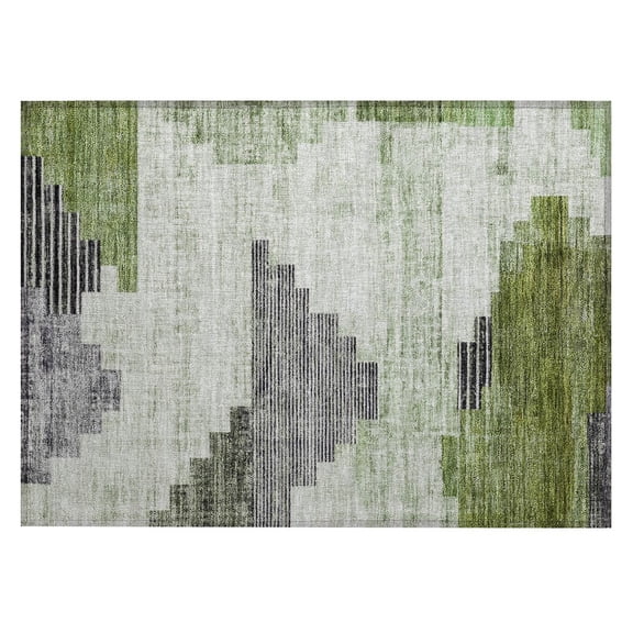 Dalyn Rugs Machine Washable Indoor/Outdoor Chantille Fern 1'8" x 2'6" Rug