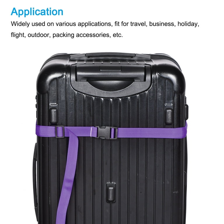 Purple luggage strap sale