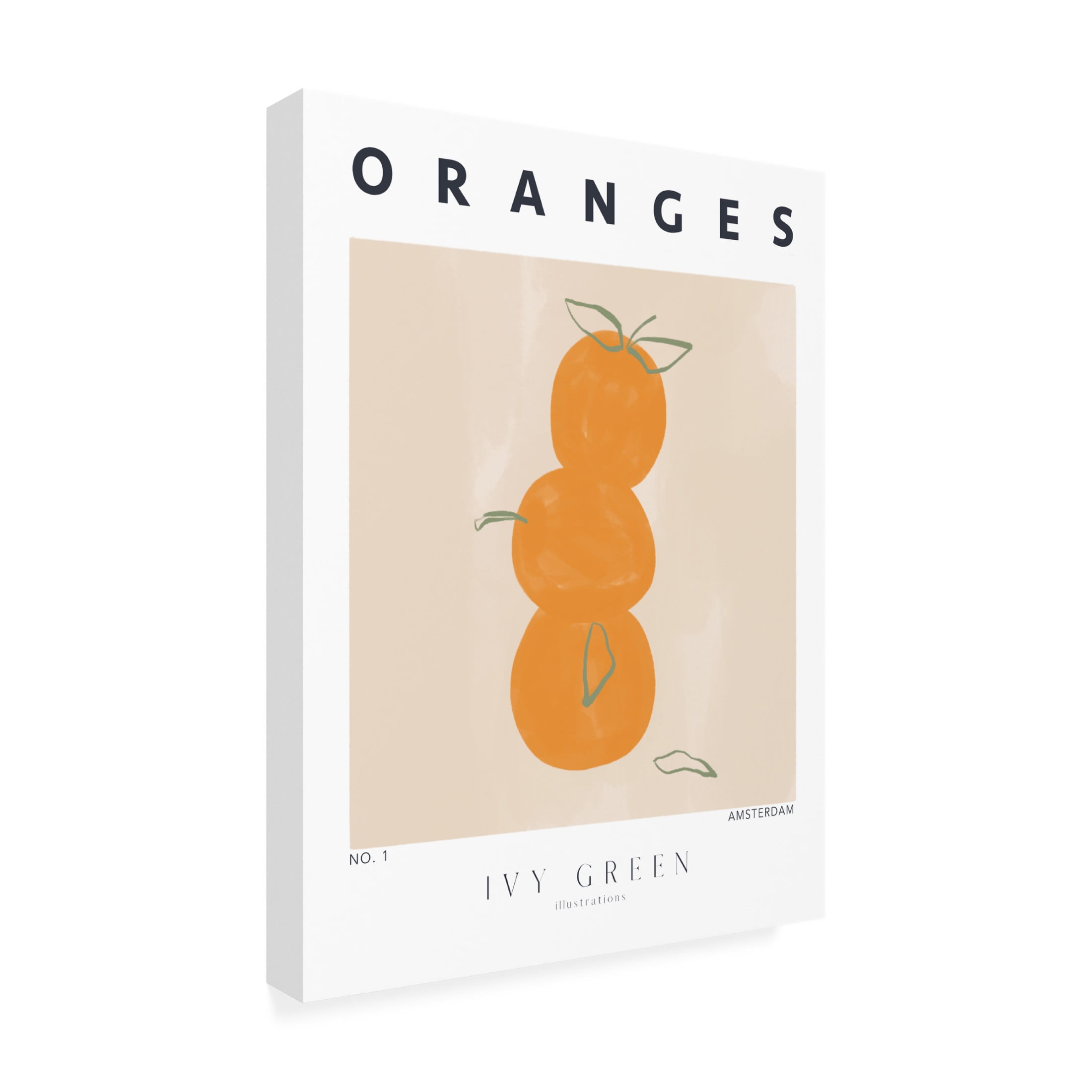 Trademark Fine Art Ivy Green Illustrations Oranges Canvas Wall Art