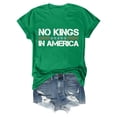 thumbnail image 4 of HXWCHs T-Shirt Uni pour Femme T-Shirt Intemporel Mode Décontractée T-Shirt à Col Rond à Manches Courtes Imprimé pour Femme Haut pour Tous les Jours m Vert, 4 of 4