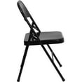 thumbnail image 3 of Flash Furniture Hercules Series Black Metal Folding Chair, 3 of 9
