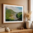 thumbnail image 4 of Bear Mountain Bridge 03 - New York Photography Bridge Landscape Nature Scenic Forest Travel Poster Oak Framed Wall Art Print 5 x 7 inches, 4 of 6
