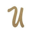 thumbnail image 1 of Wooden Letter Unfinished, Marvelous Font, Craft Cutout, 1 of 2