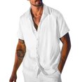 thumbnail image 1 of pstuiky camisetas de hombre, Camiseta de verano fina de manga corta con cuello redondo, holgada, de color liso, informal, de manga corta y cuello redondo para hombre camisas casuales para hombre xxxl, 1 of 4