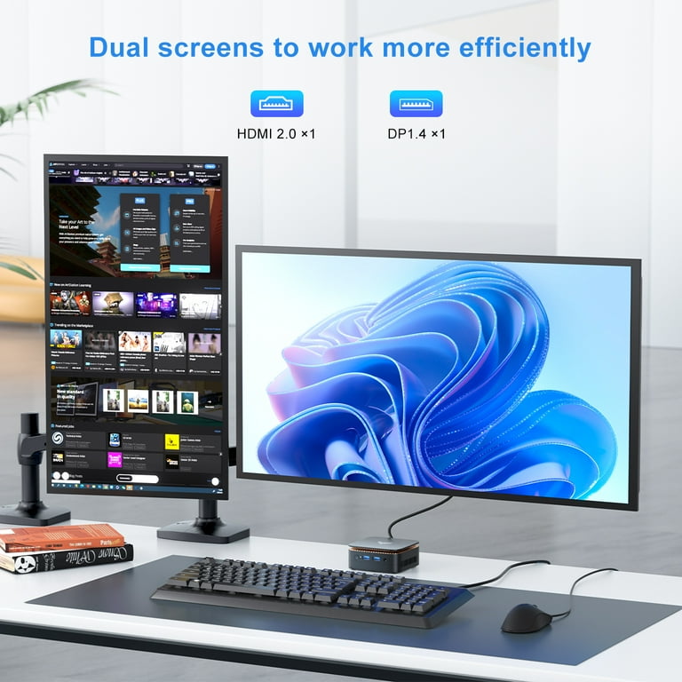 NiPoGi ミニPC N97 Win11 Pro 16GB 256GB Amazon.co.jp: NiPoGi ミニpc n97 mini pc 最大3.6GHz 4C/4T
