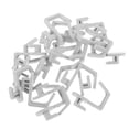 thumbnail image 1 of COOPHYA 20Pcs Light Grey Utility Pegboard Hangers Stable Tool Storage Hooks for Garage Home Use, 1 of 8