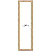 11x44 Frame Beige Real Wood Picture Frame Width 1.25 inches | Interior Frame Depth 0.5 inches |