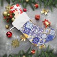thumbnail image 5 of Coolnut Christmas Stockings 1PCS,Big Xmas Stockings Gift Decorations and Party Supplies,Used for Fireplace Decoration Socks-Turkish Ceramic Tile Style, 5 of 7
