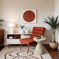 thumbnail image 3 of Meridian Furniture Anika Cream Iron Terrazzo Side Table, 3 of 8