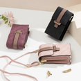 thumbnail image 1 of Bolso de un solo hombro con hebilla Vertical para mujer, bolso de mensajero de moda de cuero suave de gran capacidad para mujer, billetera multifunción para mujer ZefeiWu 8390606781710, 1 of 1