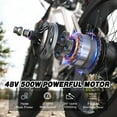 thumbnail image 2 of VIPDRIVE 26" Electric Bike for Adult, Peak 750W 21 MPH Ebike, Commuting Electric Bicycle with 48V 13Ah Removable Battery, Mountain E-bicycle with Shimano 7 Speed Shifter, 4 Riding Modes, 2 of 8