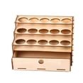 thumbnail image 4 of Organizador de pintura de madera Conveniente robusto de pigmentos creativos por correspondencia Suministro de pintura para piezas modelo Botellas de tinta DIY Herramientas sidaley HA012212-00, 4 of 6