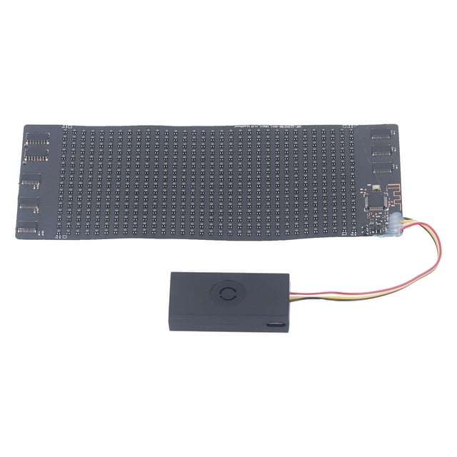 Señal Publicitaria LED, Micro USB Cargo Bt Control de Aplicaciones Pantalla de Desplazamiento Flexible Multifuncional Para la Decoración de la Fiesta del Festival