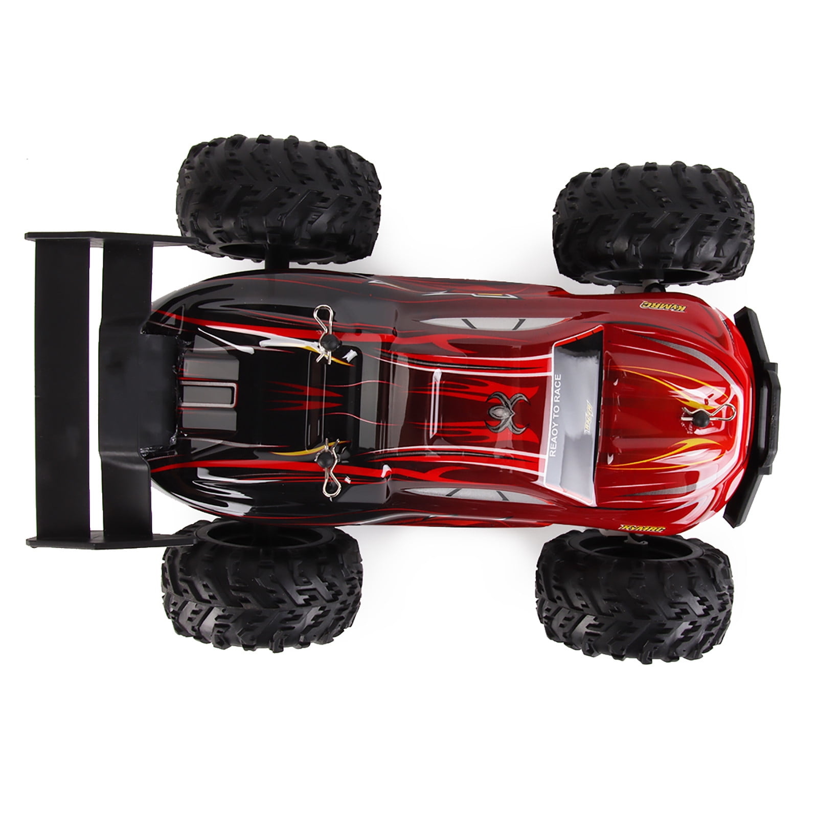 Red Red 1:18 2.4G Rc Off Road Truck 2Wd High Speed Short Course Rtr Car Pvc Abs 18Km/H