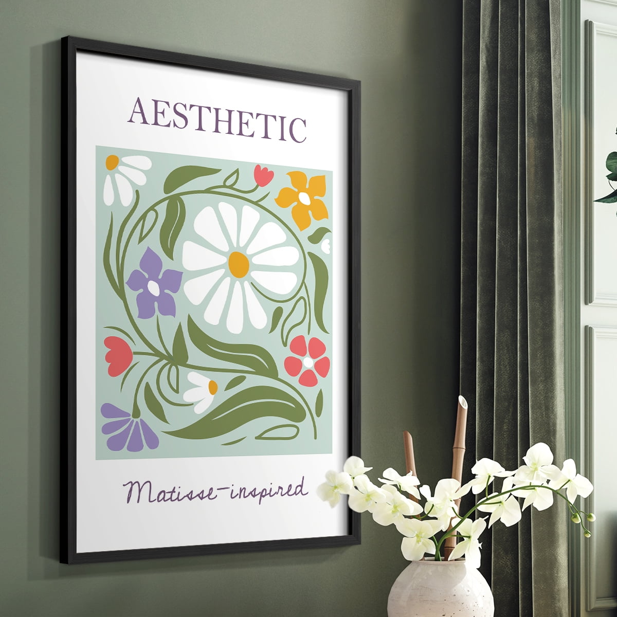 Matisse LVIII Framed Print - Solid Wood