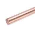 thumbnail image 1 of Uxcell Pure Copper Round Rod Diameter Length Solid Copper Rod Lathe Bar Stock for Metal Craft 20 x 330mm 1pcs, 1 of 6