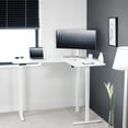 thumbnail image 2 of Escritorio de pie VIVO DESK-E3CTW-47 eléctrico en forma de L blanco, 2 of 9