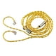 thumbnail image 1 of Cable de actualización de 2 pines, conector de 0,75 mm, cable de cobre, repuesto para auriculares Qkz T1 Amarillo, 1 of 9