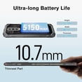 thumbnail image 3 of DOOGEE Blade 10 Ultra 32GB RAM+256GB ROM Rugged Smartphone, 5150mAh Android 15 Rugged Phone Unlocked, 6.56''90Hz Display,50MP Camera, IP68/IP69K Waterproof Phones, Face ID/NFC/GPS/OTG, 3 of 5