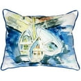thumbnail image 2 of Betsy Drake ZP226 Three Row Boats Indoor & Outdoor Throw Pillow- 20 x 24 in., 2 of 4